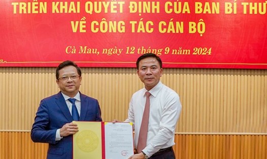 Ban Bí thư điều động, chỉ định Phó Trưởng Ban Kinh tế Trung ương giữ chức Phó Bí thư Tỉnh ủy Cà Mau. Ảnh: VGP