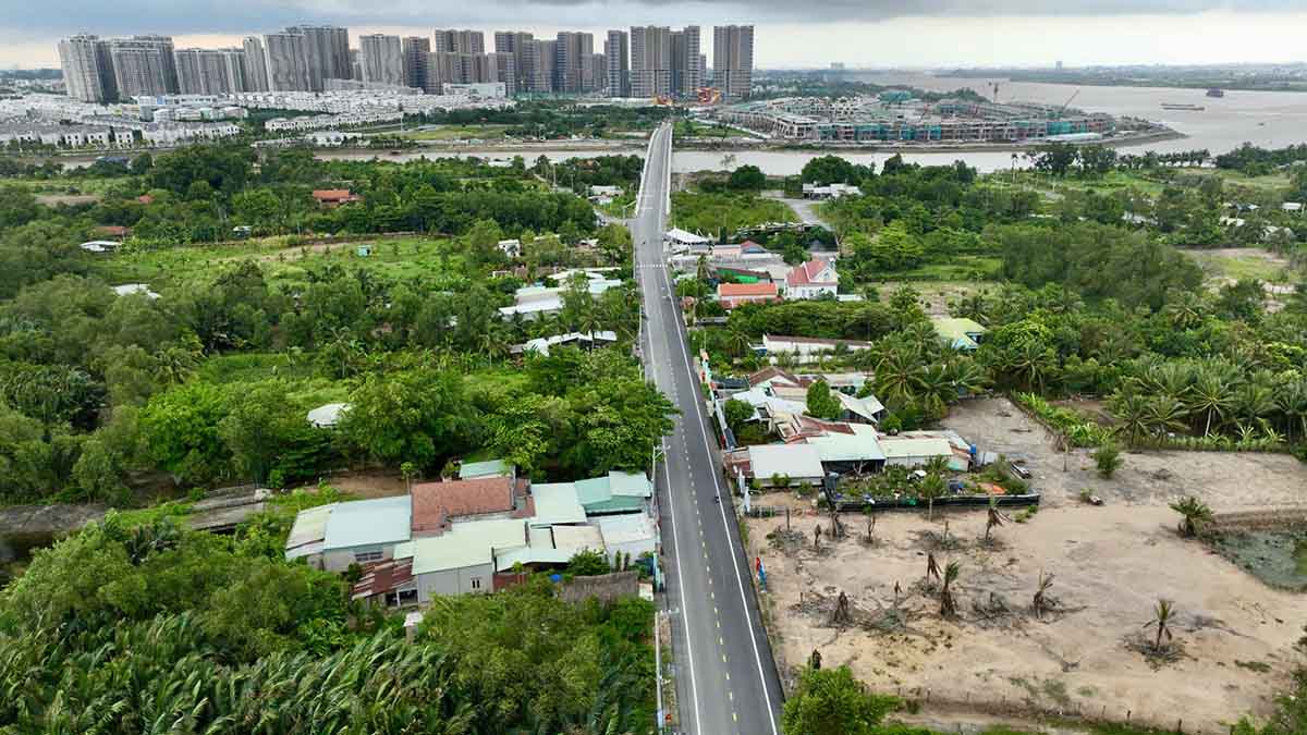 Đường Long Phước (TP Thủ Đức). Ảnh: Anh Tú