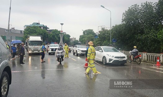 Yên Bái thông tin về tình hình lưu thông các tuyến đường trong thiên tai. Ảnh: Bảo Nguyên