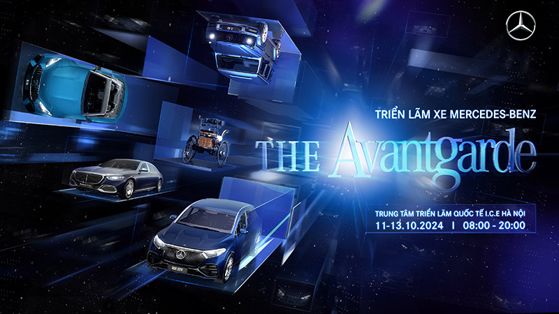 Triển lãm xe Mercedes-Benz: The Avantgarde 2024 tại Trung tâm Hội chợ Triển lãm quốc tế I.C.E Hà Nội từ ngày 11 đến 13.10.2024. Ảnh: DN cung cấp