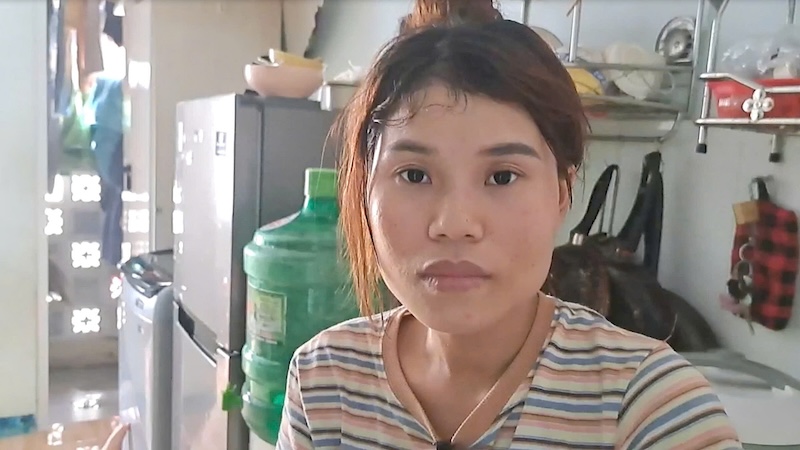 Căn phòng của vợ chồng chị Nguyễn Thị My chỉ vỏn vẹn 16m2 tại khu nhà ở công nhân (TP Đà Nẵng). Ảnh: Nguyễn Linh