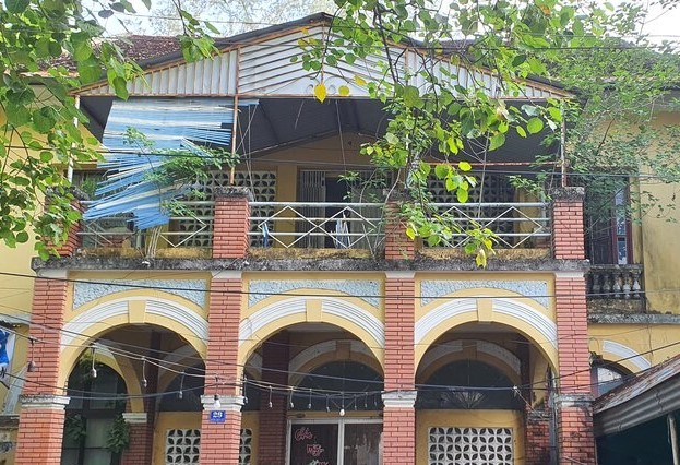 Căn nhà cổ gắn với sự kiện Cách mạng tháng 8 năm 1945 tại Bạc Liêu xuống cấp trầm trọng. Ảnh: Nhật Hồ