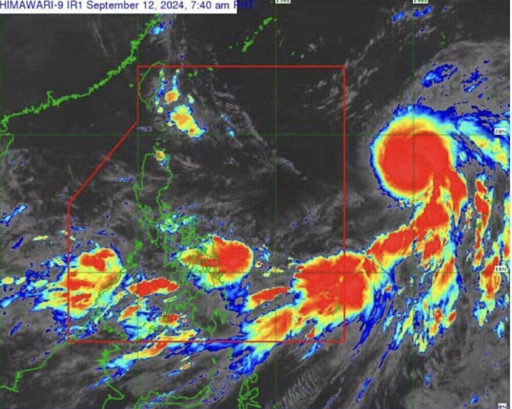 Dự báo bão Bebinca đổ bộ vào Trung Quốc trong vài ngày tới. Ảnh: PAGASA