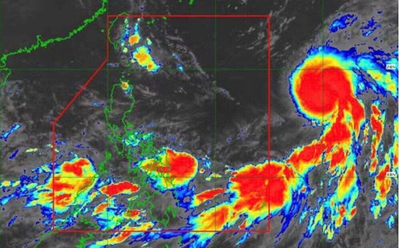 Dự báo bão Bebinca đổ bộ vào Trung Quốc trong vài ngày tới. Ảnh: PAGASA