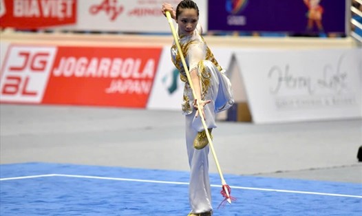 Vận động viên Dương Thúy Vi. Ảnh: Thạnh Vũ