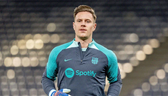 Ter Stegen da co 10 nam gan bo voi Barca. Anh: AFP