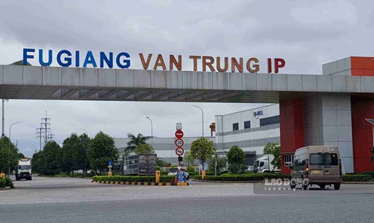 KCN Vân Trung (Việt Yên, Bắc Giang) ngày 10.9. Ảnh: Trần Tuấn