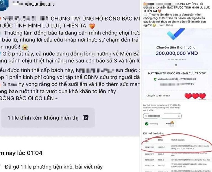 Sau công bố sao kê tiền ủng hộ của Ủy ban Mặt trận Tổ quốc Việt Nam, cộng đồng mạng đã "check VAR", từ đó lộ rõ những người thích "làm màu". Ảnh: Hình ảnh chia sẻ trên mạng xã hội BEAT HP ngày 13.9
