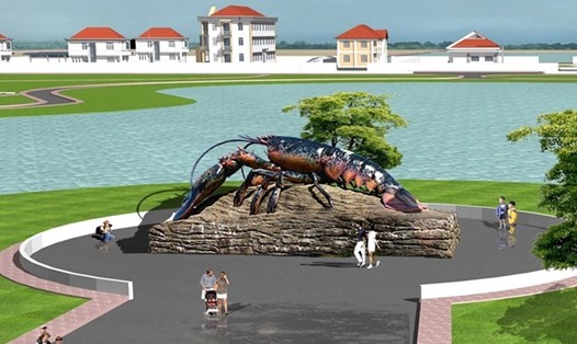 Phối cảnh Khu nông nghiệp ứng dụng công nghệ cao phát triển tôm tỉnh Bạc Liêu. Ảnh: Nhật Hồ