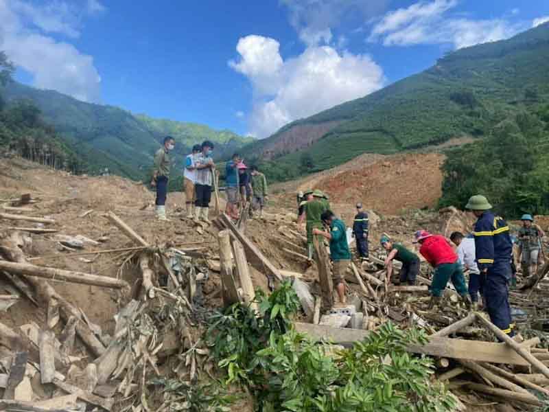 Đến nay nhiều người mất vẫn chưa được tìm thấy. Ảnh: Đinh Đại