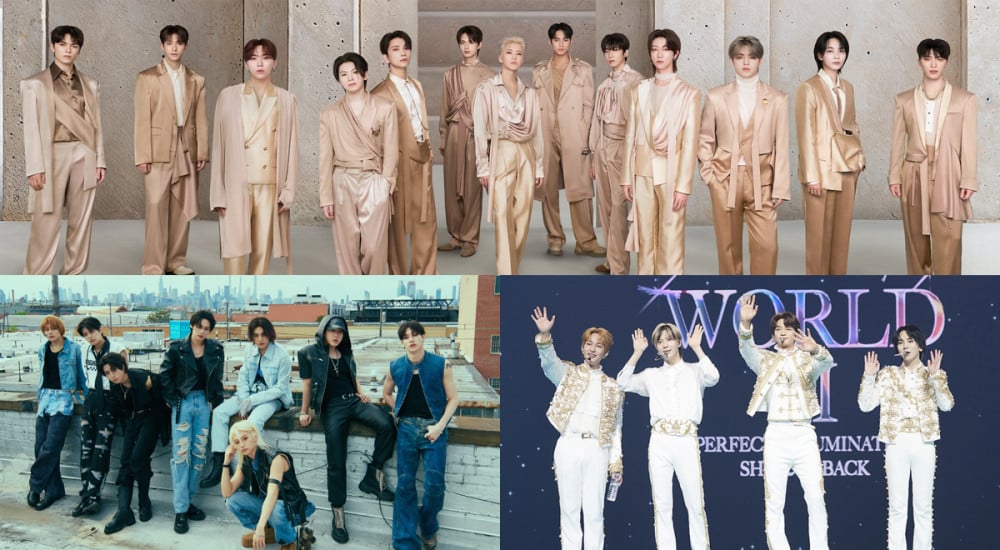 Seventeen, Stray Kids, SHINee vượt BTS trên bảng xếp hạng danh tiếng tháng 9. Ảnh: Naver