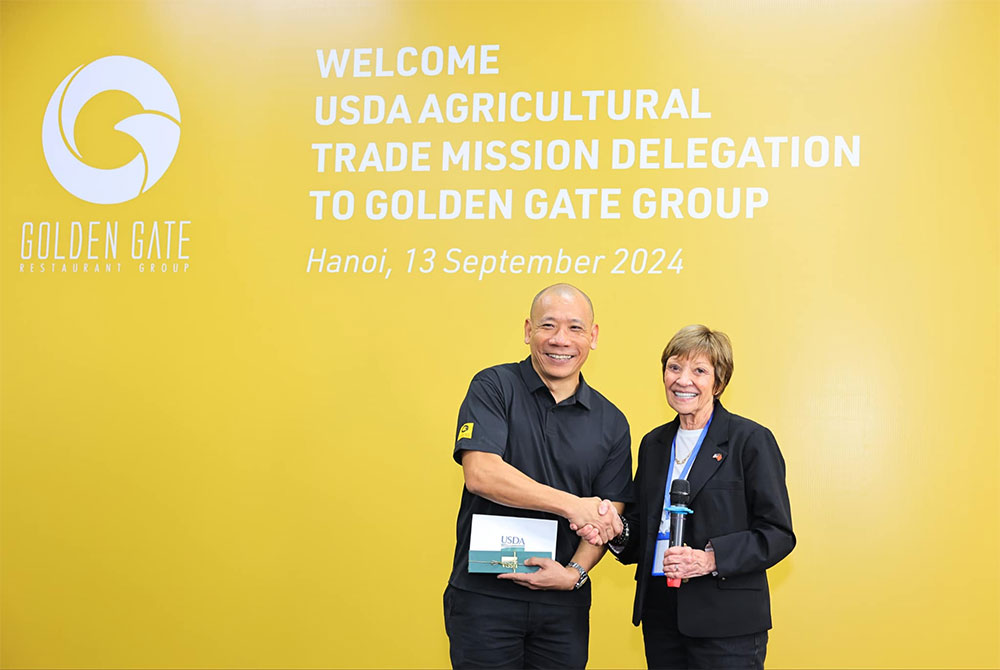 Tập đoàn Golden Group hướng đến con số tăng trưởng về nhập khẩu thực phẩm từ Mỹ ấn tượng hơn nữa. Ảnh: GGG