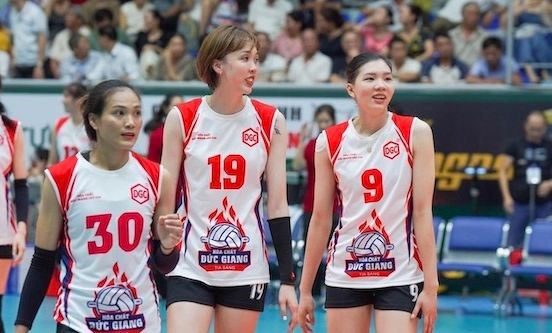 CLB bóng chuyền Hóa chất Đức Giang gặp khó ở giải châu Á