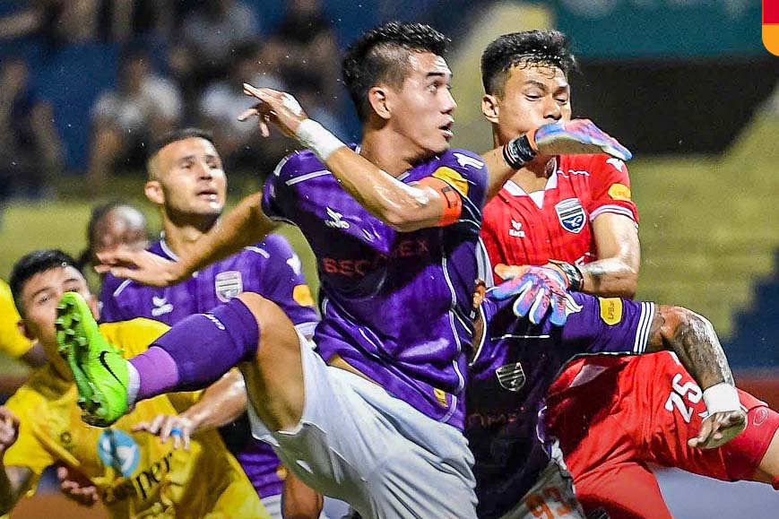 Tiến Linh tỏa sáng giúp Bình Dương thắng trận ra quân V.League 2024-2025. Ảnh: VPF