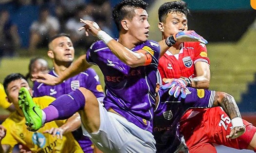 Tiến Linh tỏa sáng giúp Bình Dương thắng trận ra quân V.League 2024-2025. Ảnh: VPF