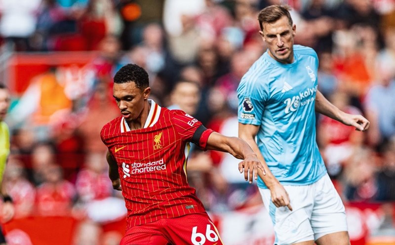Nottingham Forest giành chiến thắng trước Liverpool. Ảnh: LFC