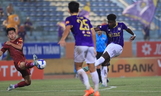 Hà Nội FC thắng Bình Định trận ra quân V.League 2024-2025. Ảnh: Minh Dân