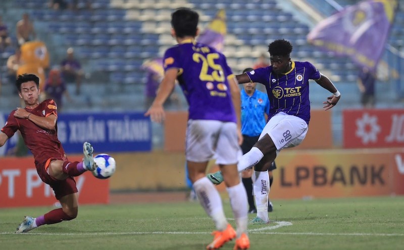 Hà Nội FC thắng Bình Định trận ra quân V.League 2024-2025. Ảnh: Minh Dân
