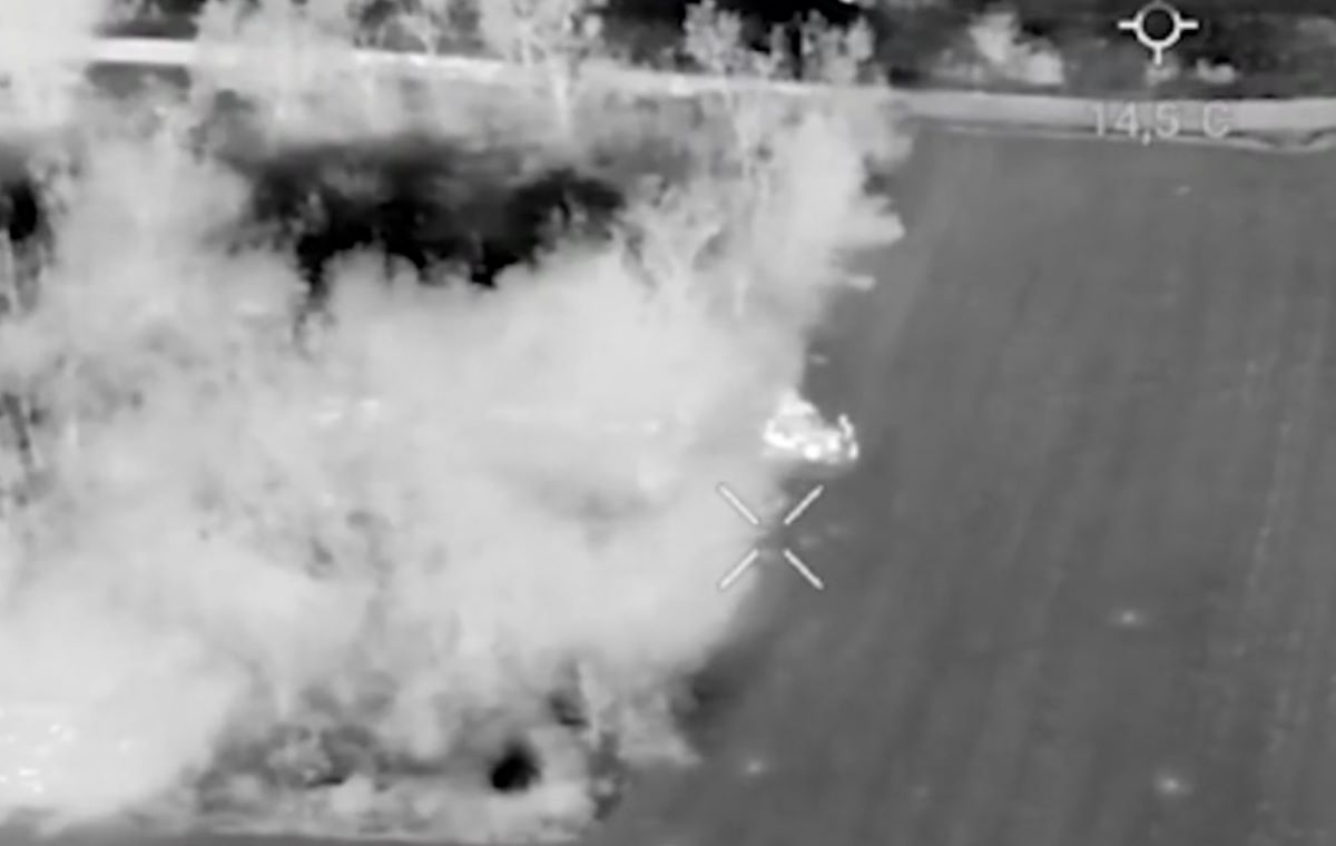 Nga nhắm mục tiêu vào bộ binh Ukraina ở tỉnh Kursk. Ảnh cắt từ video Bộ Quốc phòng Nga