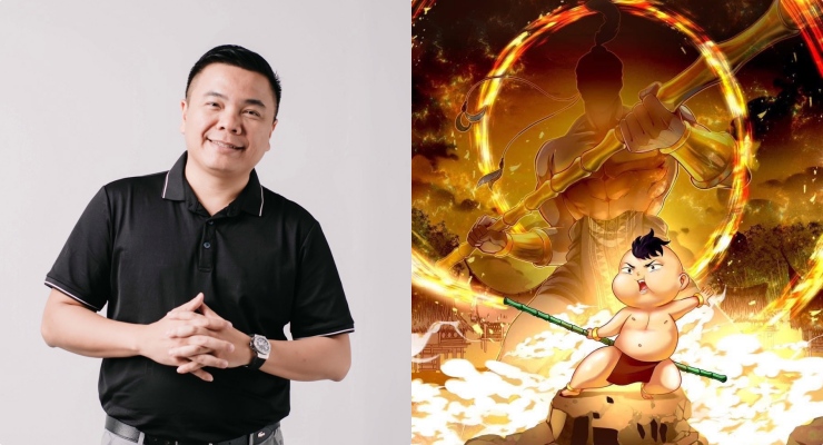 Đạo diễn Nhất Trung làm phim hoạt hình 3D. Ảnh: NSX.