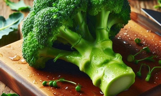 Bông cải xanh giúp ngăn ngừa cục máu đông và đột quỵ. Ảnh -  AI: Ngọc Thùy