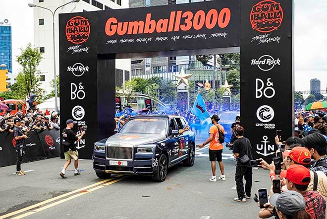 Hành trình Gumball 3000 chính thức xuất phát tại TPHCM