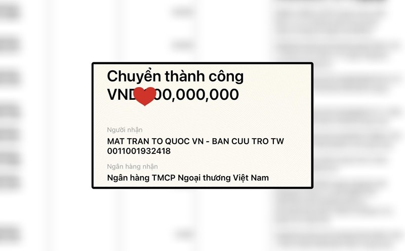 Hình ảnh chuyển tiền của nhiều nghệ sĩ, những người lao động bình dân đã lan tỏa giá trị nhân văn trong cộng đồng. Ảnh: đồ họa Huyền Chi