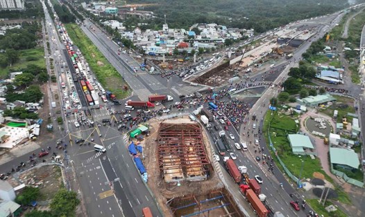 Dự án nút giao An Phú.  Ảnh: Anh Tú