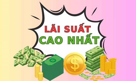 Lãi suất tiết kiệm 6 tháng đang dao động từ 3-5,55%/năm. Đồ họa: Thạch Lam