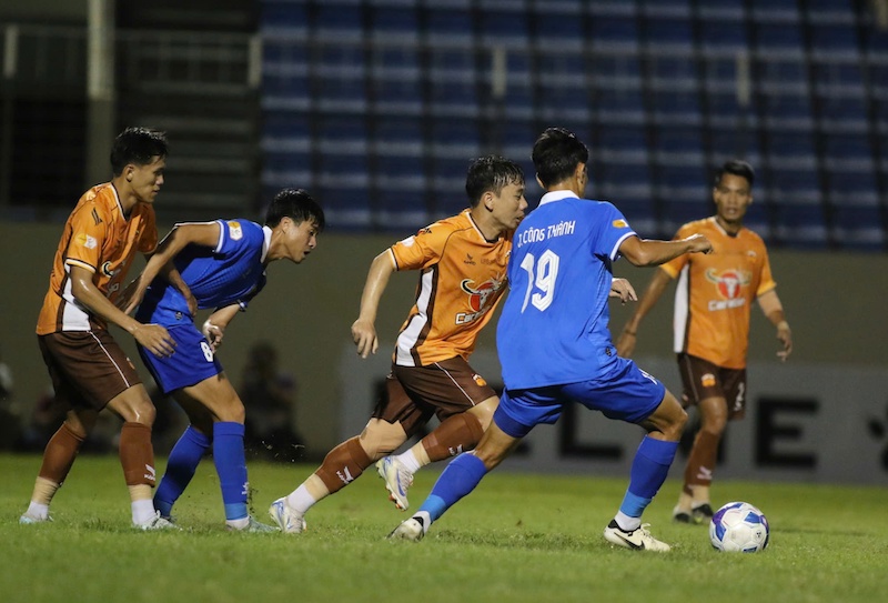 Hoàng Anh Gia Lai thắng 4-0 trước Quảng Nam ở vòng 1 V.League 2024-2025. Ảnh: Viết Định