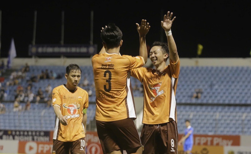 Hoàng Anh Gia Lai tạm dẫn đầu bảng xếp hạng V.League 2024-2025 sau vòng 1. Ảnh: Viết Định