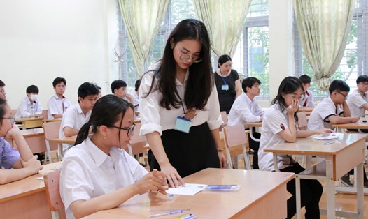 Sở GDĐT tỉnh Đắk Lắk sẽ đề xuất tuyển sinh học sinh vào lớp 10 bằng hình thức thi tuyển. Ảnh: Thành Tâm