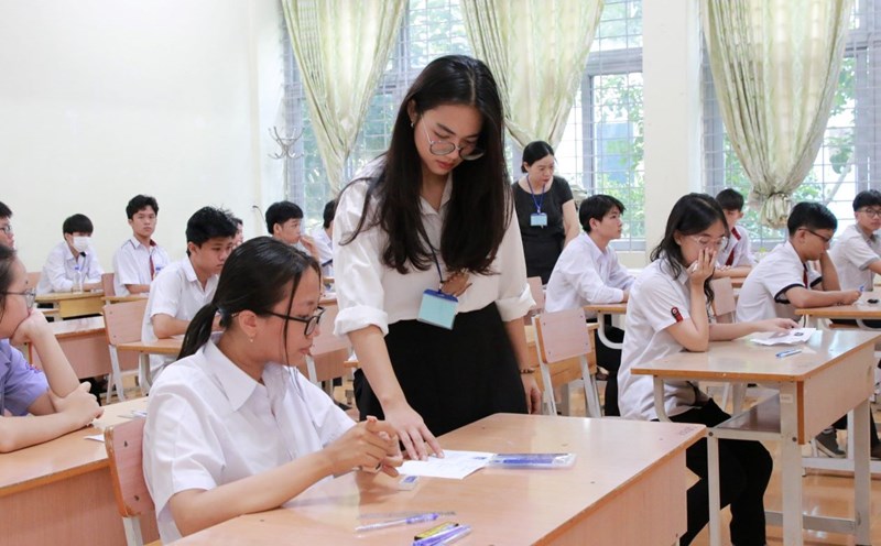 Sở GDĐT tỉnh Đắk Lắk sẽ đề xuất tuyển sinh học sinh vào lớp 10 bằng hình thức thi tuyển. Ảnh: Thành Tâm