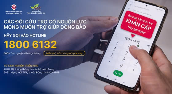 Tổng đài cứu trợ khẩn cấp 18006132.