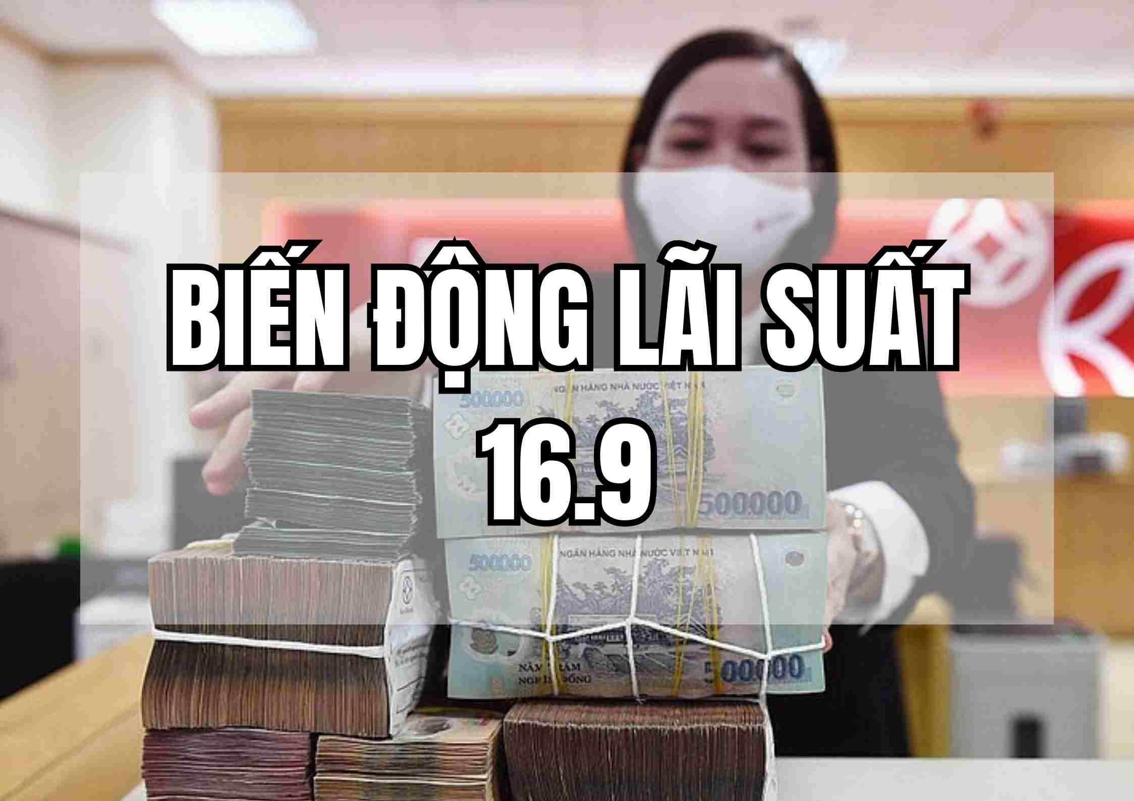 Biến động lãi suất 16.9: Lãi suất cao ngất ngưởng 9,5%/năm. Ảnh: Mai Ánh.