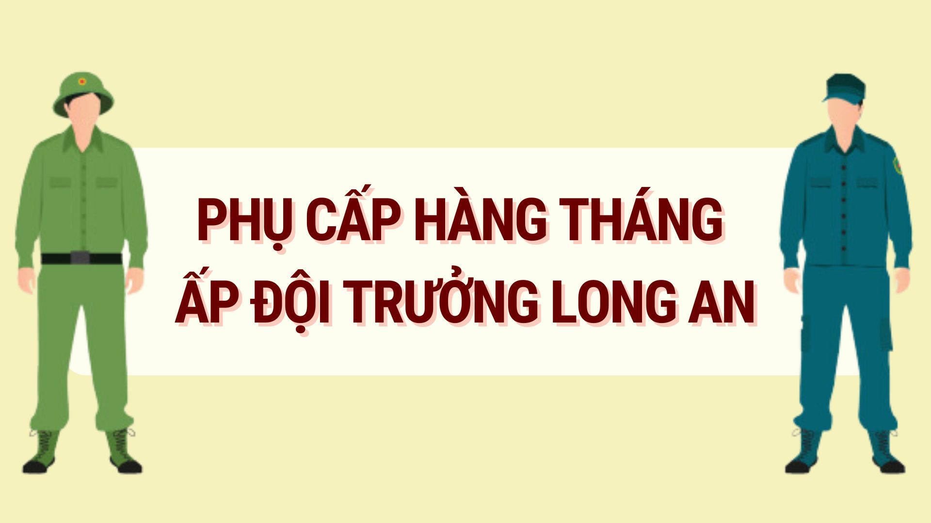 Tiền phụ cấp hàng tháng của ấp đội trưởng cụ thể bao nhiêu? Đồ họa: Hoàng Lê
