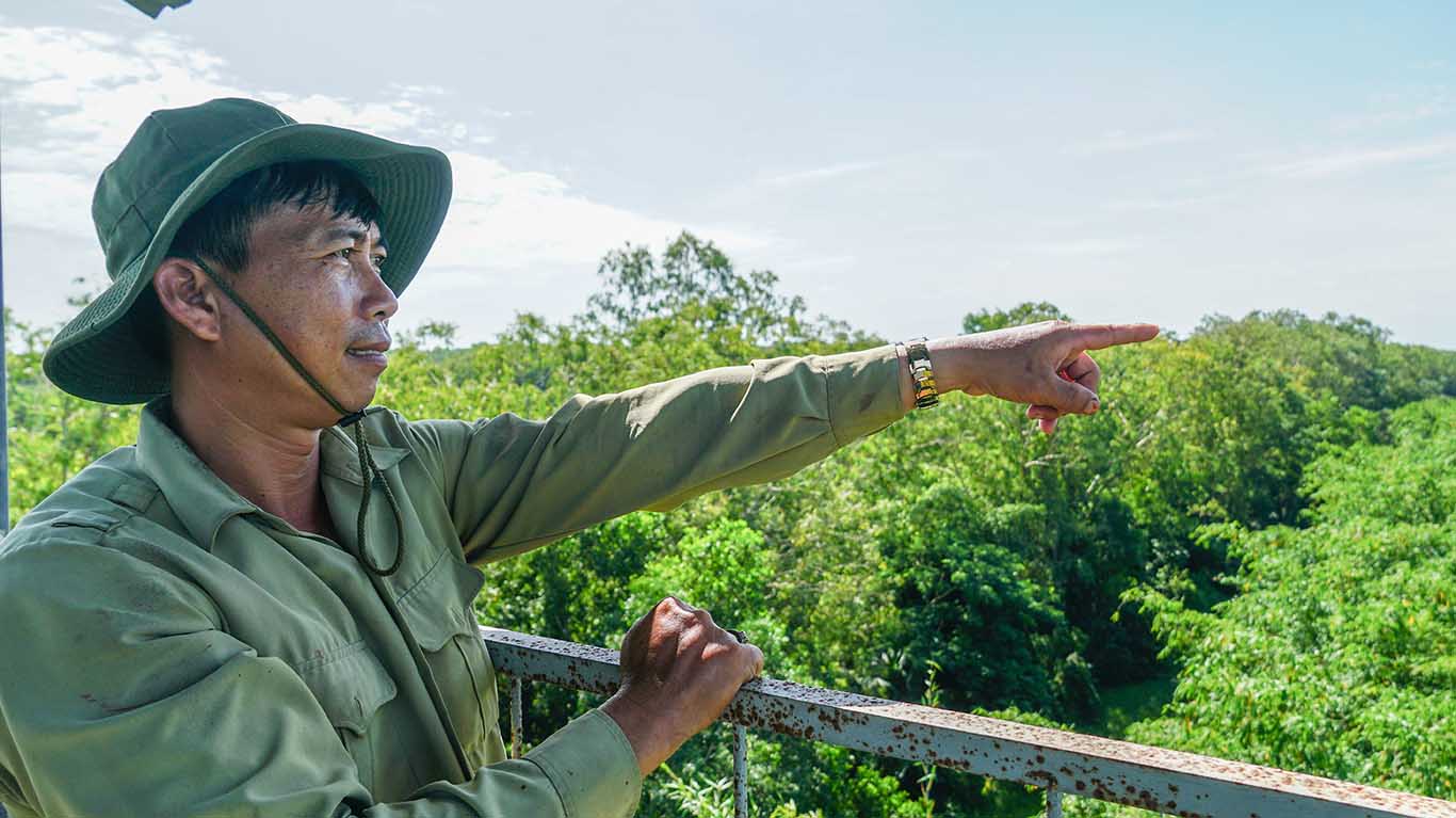 Đội bảo vệ rừng thuộc Công ty CP nông nghiệp Mùa Xuân (Nông trường Mùa Xuân, tỉnh Hậu Giang)