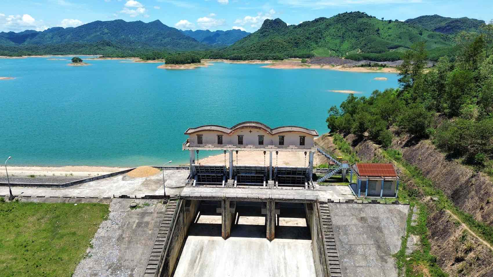 Hồ Rào Đá tại Quảng Bình được lên phương án chuẩn bị cho mùa bão lụt. Ảnh: Công Sáng