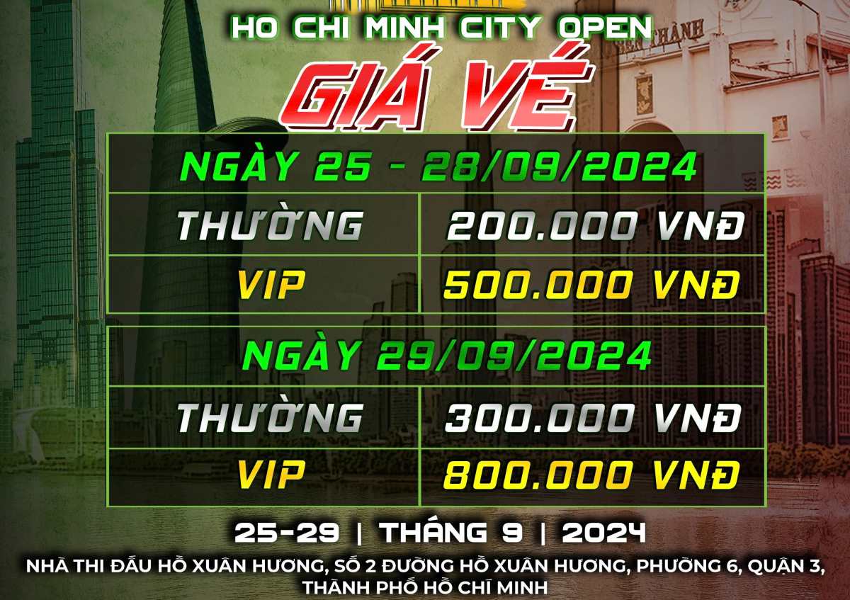 Gia ve Giai Billiards Pool 9 bi TPHCM mo rong 2024 kha mem trong boi canh giai co nhieu ngoi sao lon tham du. Anh: Phong Le