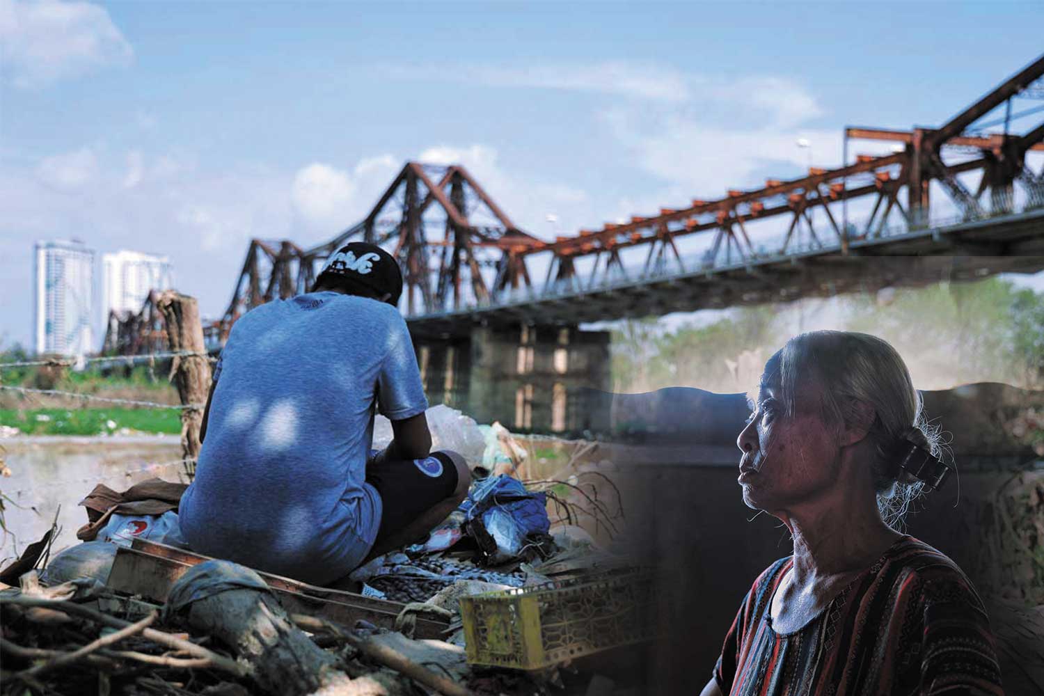 Khu vực ven sông Hồng còn lại gì khi nước lũ rút?