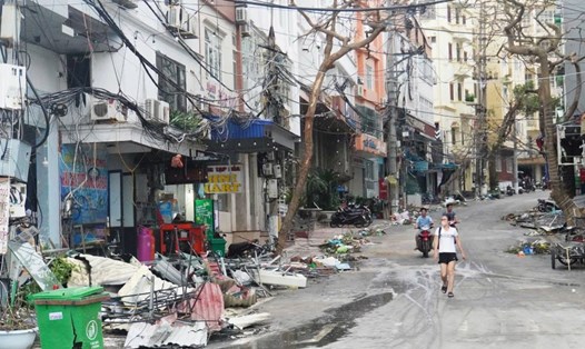 Bão số 3 gây thiệt hại nặng nề đến nhiều tỉnh, thành phố, trong đó có Hải Phòng. Ảnh minh họa: Hoàng Khôi