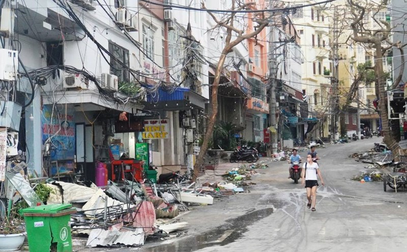 Bão số 3 gây thiệt hại nặng nề đến nhiều tỉnh, thành phố, trong đó có Hải Phòng. Ảnh minh họa: Hoàng Khôi