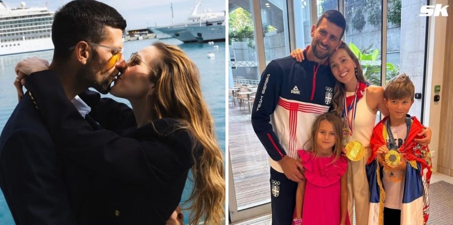 Novak Djokovic có một gia đình hạnh phúc. Ảnh: Sportskeeda