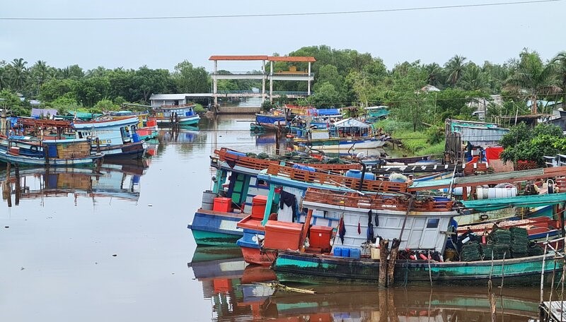 Cà Mau tăng cường quản lý tàu cá. Ảnh: Nhật Hồ