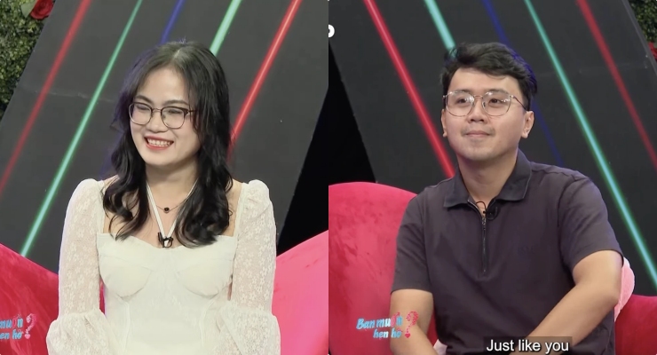 Cặp đôi tại "Bạn muốn hẹn hò". Ảnh: NSX.