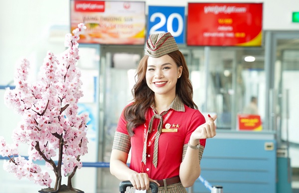 Vietjet đã mở bán vé máy bay Tết sớm. Ảnh: Vietjet