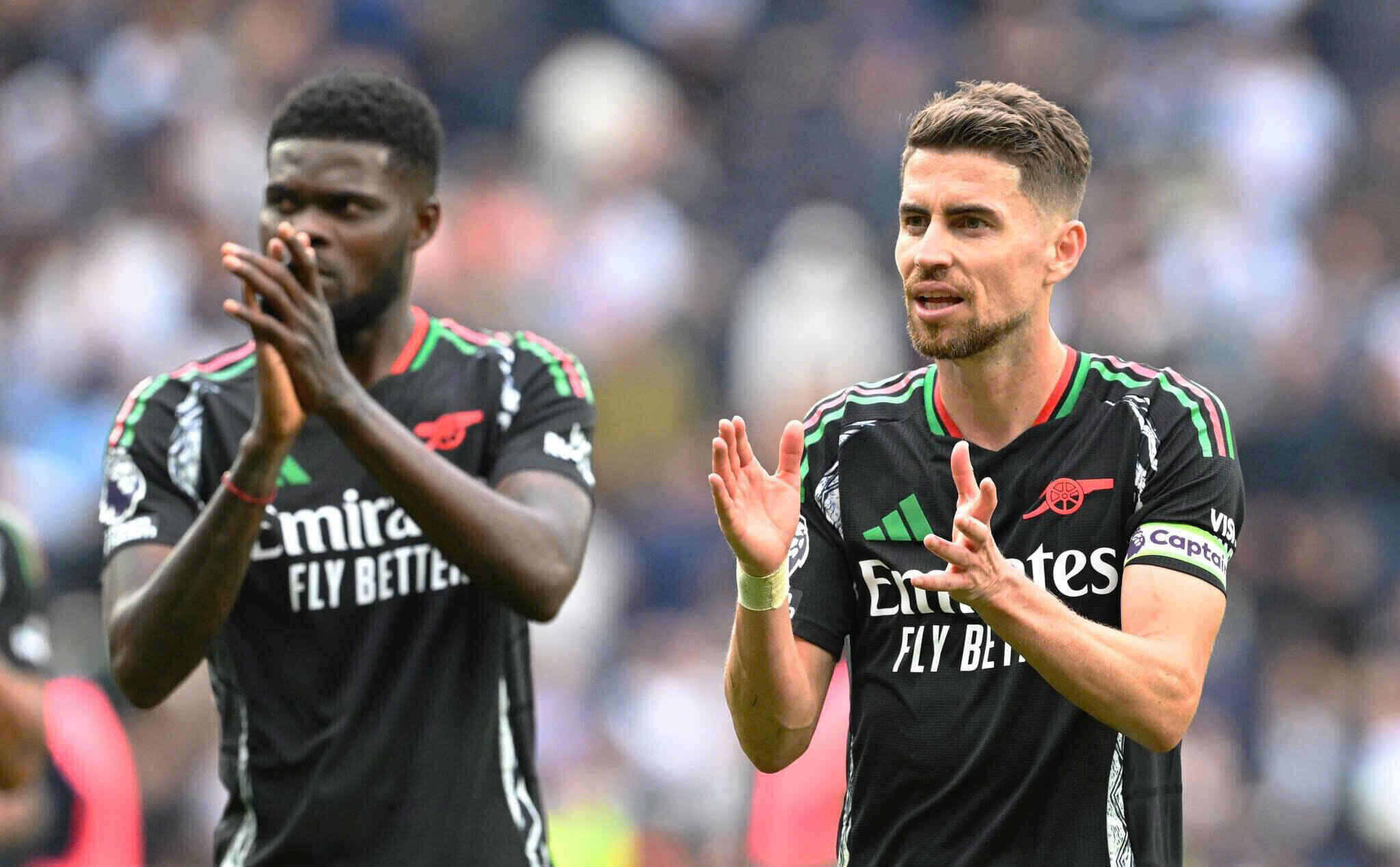 Sự ăn ý của Partey và Jorginho ở tuyến giữa đã góp phần làm nên chiến thắng. Ảnh: Arsenal FC