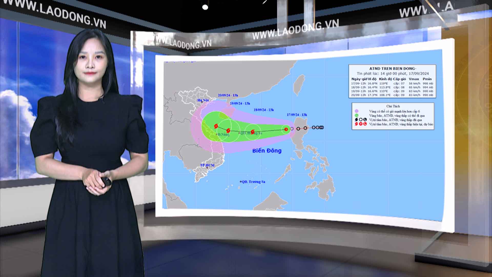 Bản tin dự báo thời tiết đêm nay và ngày mai 18.9
