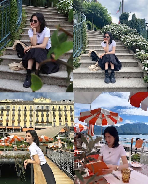 SOng Hye Kyo tre trung, xinh dep. Anh: Instagram nhan vat