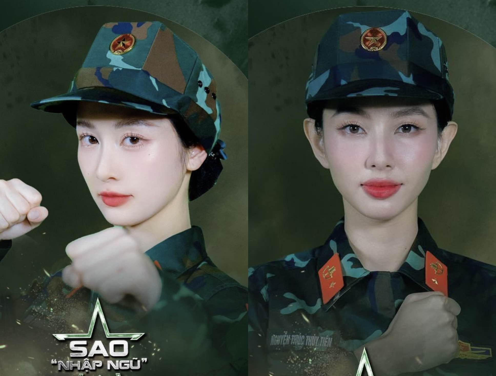 Hoa hậu Thùy Tiên (bên phải) và Jun Vũ. Ảnh: NSX